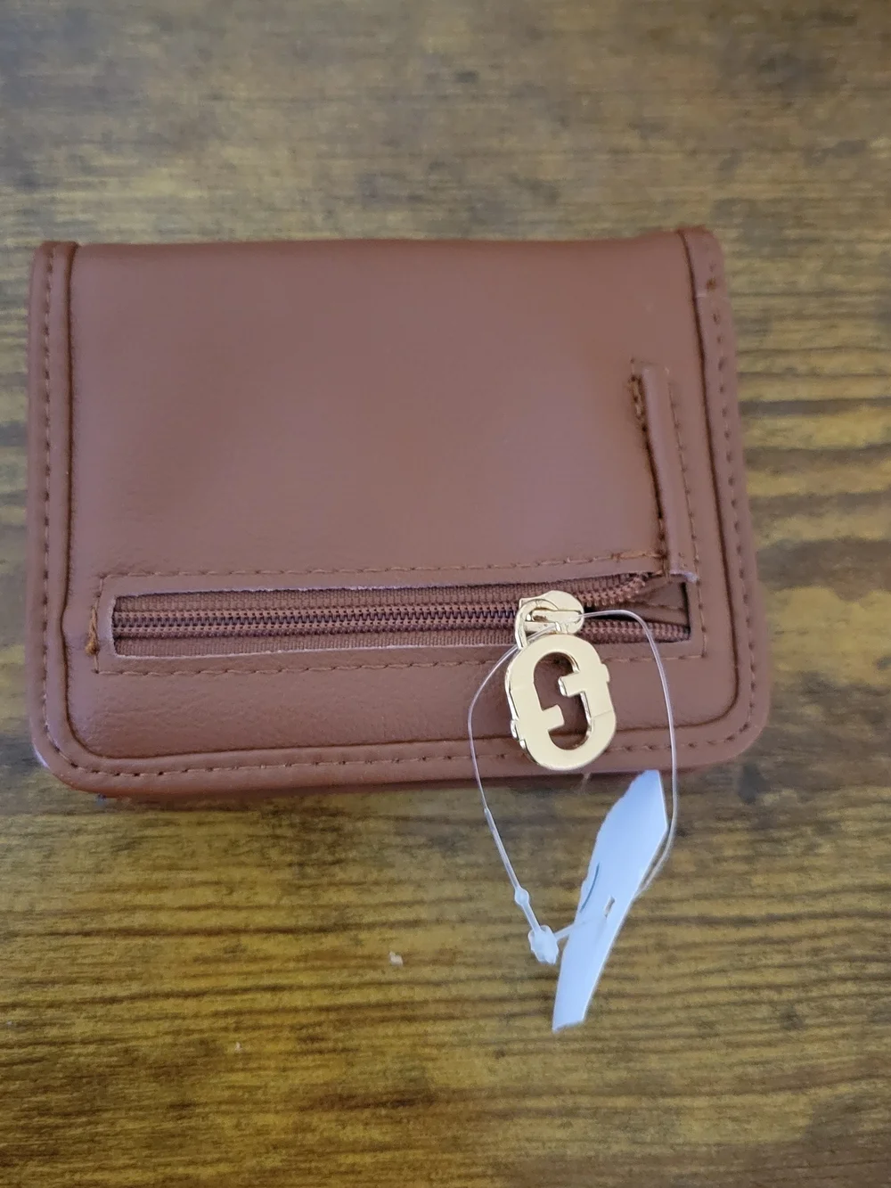 Classic Compact Card Holder Wallet - Chestnut Brown